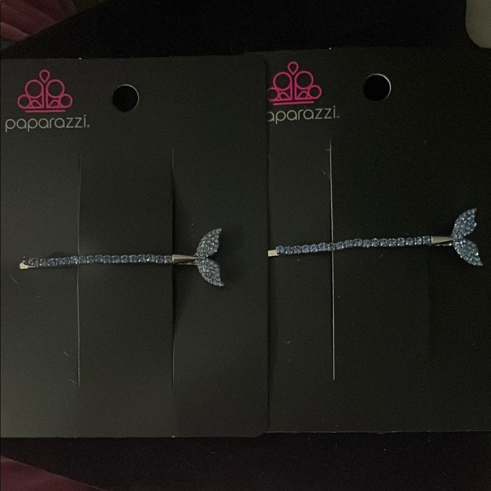 NWT 2 Blue Mermaid Tail Hair Pins(Last Set)